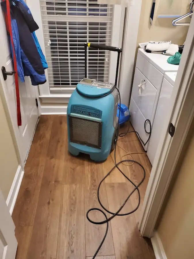 Commercial dehumidifier deployed for Crawl Space Restoration in Garden Home-Whitford